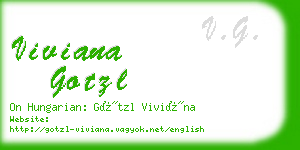 viviana gotzl business card